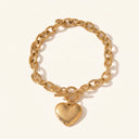 Heart Memorial Bracelet - Cremation Keepsake Jewelry