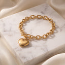 Heart Memorial Bracelet - Cremation Keepsake Jewelry