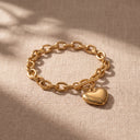 Heart Memorial Bracelet - Cremation Keepsake Jewelry