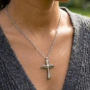 Wings of Love Cross Necklace