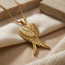 Ascent Gold Angel Wing Necklace