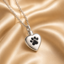 Paws on My Heart Pet Memorial Necklace