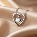 Hollow Heart Cremation Urn Pendant