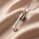 Glass Vial Ash Holder Pendant Necklace