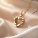 Heart Cremation Urn Pendant Necklace - Memorial Jewelry for Human Ashes