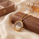 Glass Locket Floating Memory Urn Pendant