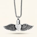 Angel Wings Memorial Urn Pendant Necklace