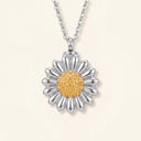 Sunflower Urn Pendant Necklace