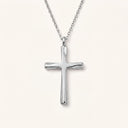 Twist Cross Cremation Urn Pendant