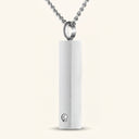 Forever Held Rectangle Cremation Pendant