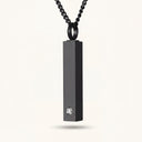 Forever Held Rectangle Cremation Pendant