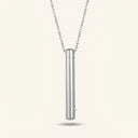Traveling Heart Compact Titanium Steel Urn Pendant