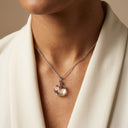 Eden Locket Openable Crystal Pendant Necklace