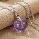 Eden Locket Openable Crystal Pendant Necklace