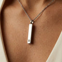 Forever Held Rectangle Cremation Pendant