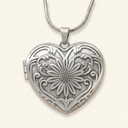 Delicate Heart Locket Necklace