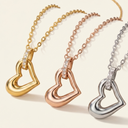 Sterling Silver Heart Pendant Necklace