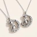 Pet Memorial Moon Necklace