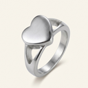Heart Signet Keepsake Ring
