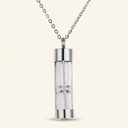 Hourglass Cremation Urn Pendant Necklace - Memorial Keepsake