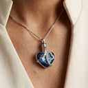 Lumière Sapphire Crystal Cremation Locket