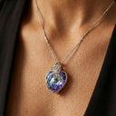 Reverie Violet Crystal Dragonfly Locket