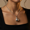 Solace Keepsake Pendant - Garnet Accent