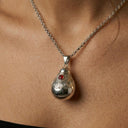 Solace Keepsake Pendant - Garnet Accent