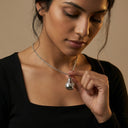 Solace Keepsake Pendant - Garnet Accent