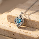 Solace Heart Cremation Necklace