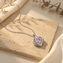 Solace Heart Cremation Necklace