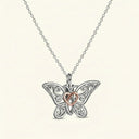 Transcend Butterfly Heart Pendant