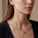 Silver Polished Heart Cremation Pendant