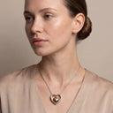 Hollow Heart Cremation Urn Pendant