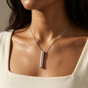 Traveling Heart Compact Titanium Steel Urn Pendant