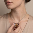 Hollow Heart Cremation Urn Pendant