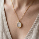 Glass Locket Floating Memory Urn Pendant